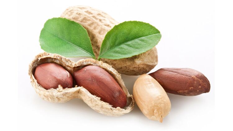 100 Gramm Erdnüsse enthalten ganze 168 Mikrogramm Folsäure. 