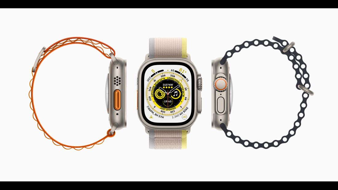 Die Apple Watch Ultra wurde für den Wassersport und Extremsportarten wie Kitesurfing oder Wakeboarding entwickelt