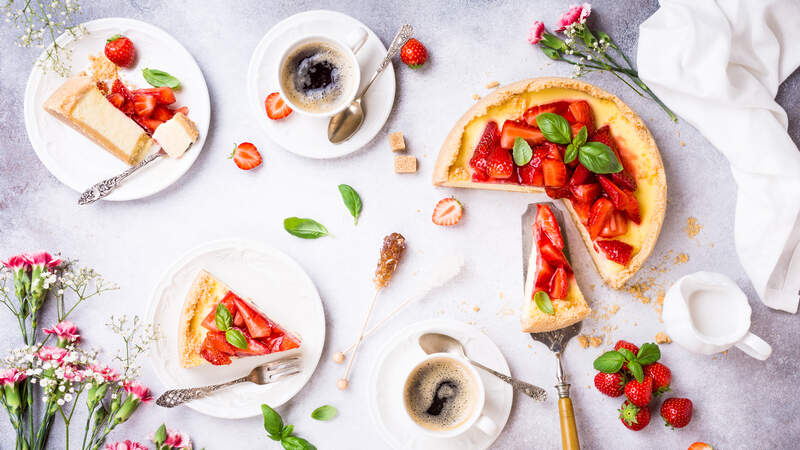 Erdbeer-Kuchen geht einfach immer!