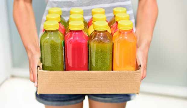 Freshly squeezed detox juices can be delivered to your home 