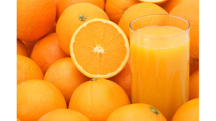 Fruchtsaft mit viel Vitamin C