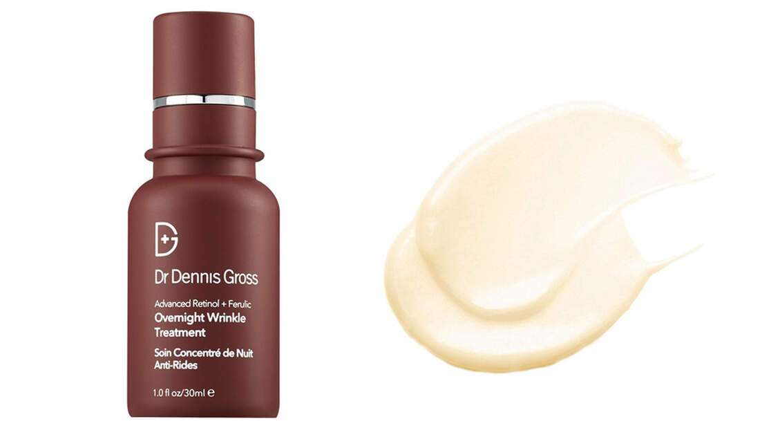 Gesichtsserum Anwendung / Sommer 2023 / Dr Dennis Gross OVERNIGHT WRINKLE TREATMENT