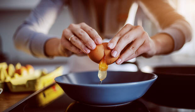 Im Eigelb ist viel Biotin enthalten