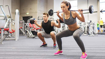 Knackpo-Training mit Langhantel