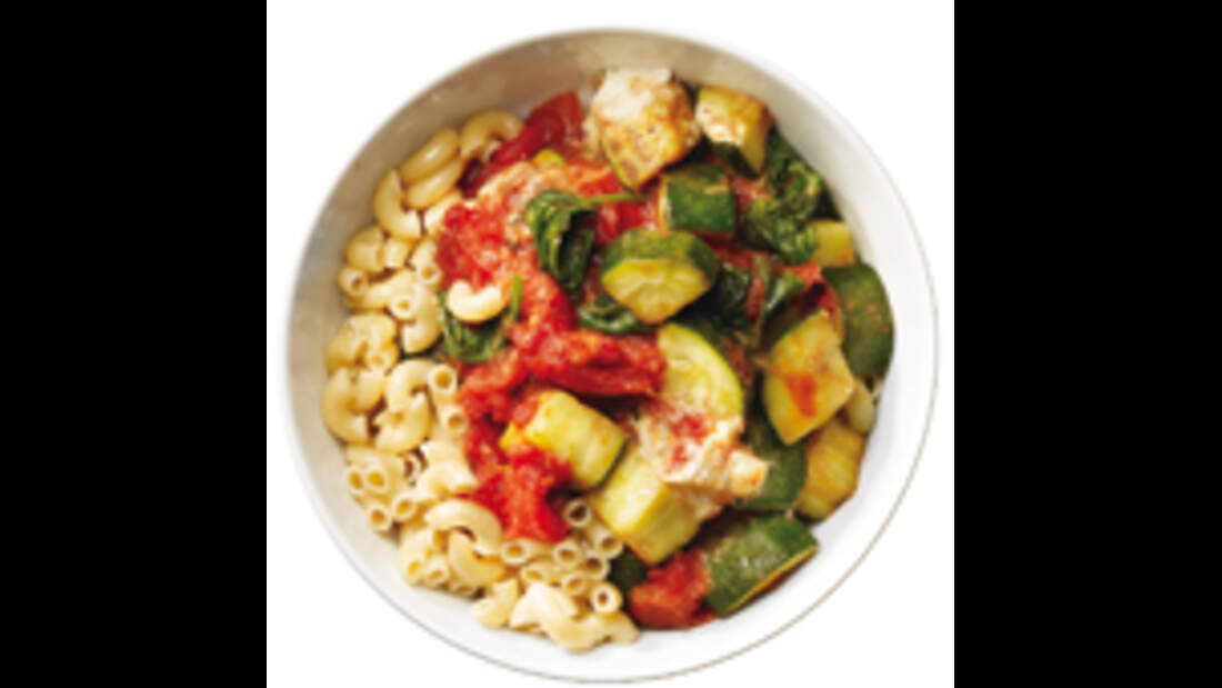 Nudeln mit Zuccini-Sugo