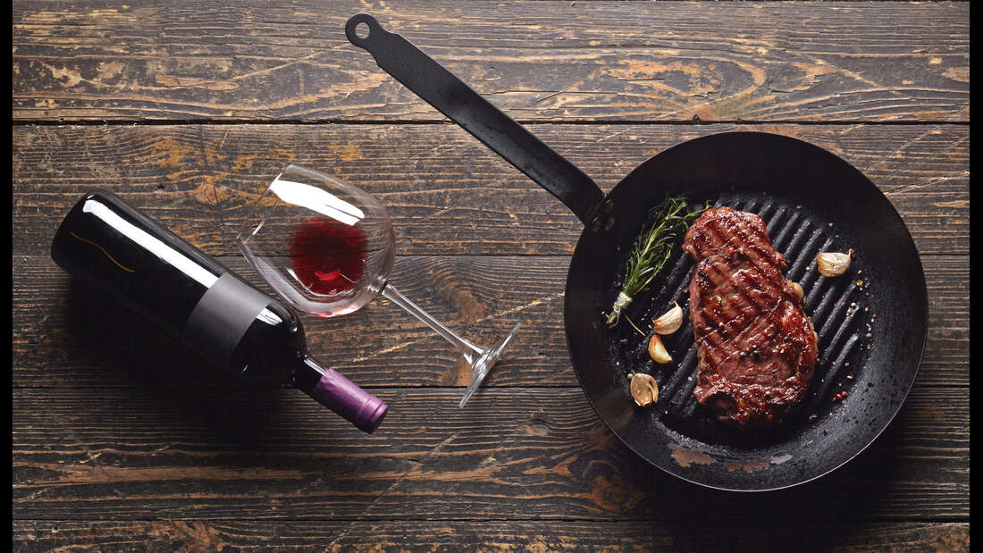 Rotwein ist ein Eisenhemmer