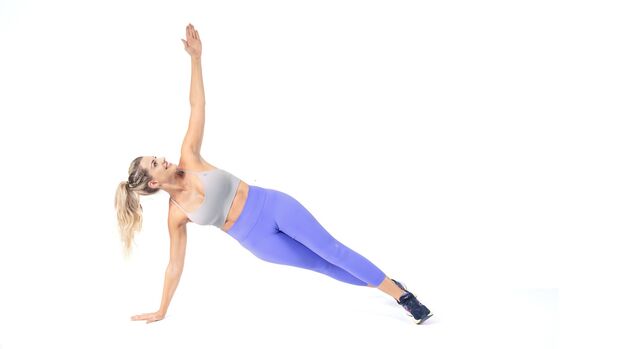 Sarah Harrison Side Plank Rotation