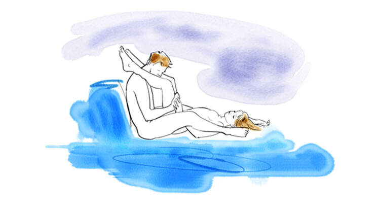 Sexstellungen aus dem Kamasutra: Eine blühende Rose