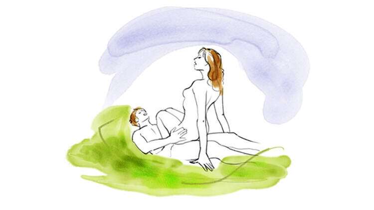 Sexstellungen aus dem Kamasutra: Große Biene