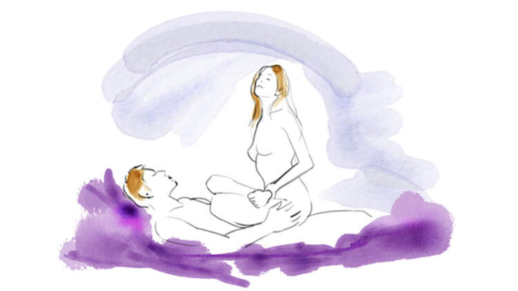 Sexstellungen aus dem Kamasutra: Oben auf