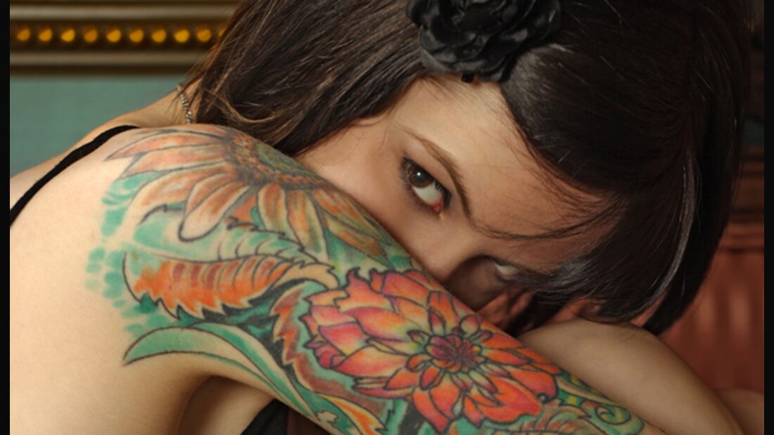 Tattoos liegen bei Frauen voll im Trend