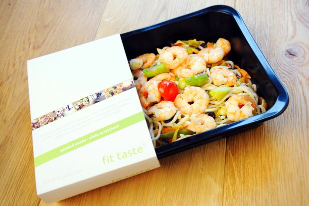 Test-Essen 3: Asia-Nudeln mit Shrimps