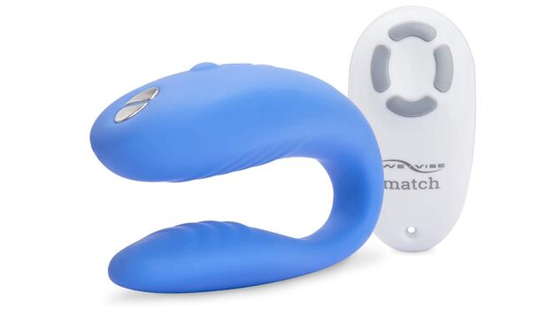 We-Vibe Match Paar-Vibrator mit exklusivem Gleitgel, Klitoris und G-Punkt Stimulator mit 10 Vibrations- und Intensitätsstufen