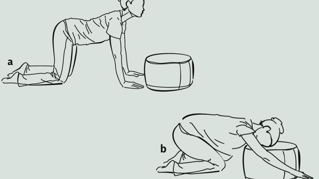 Yoga-Übungsreihe gegen Kopfschmerzen